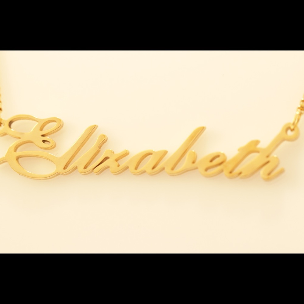 14K Gold Plated Necklace - Elizabeth